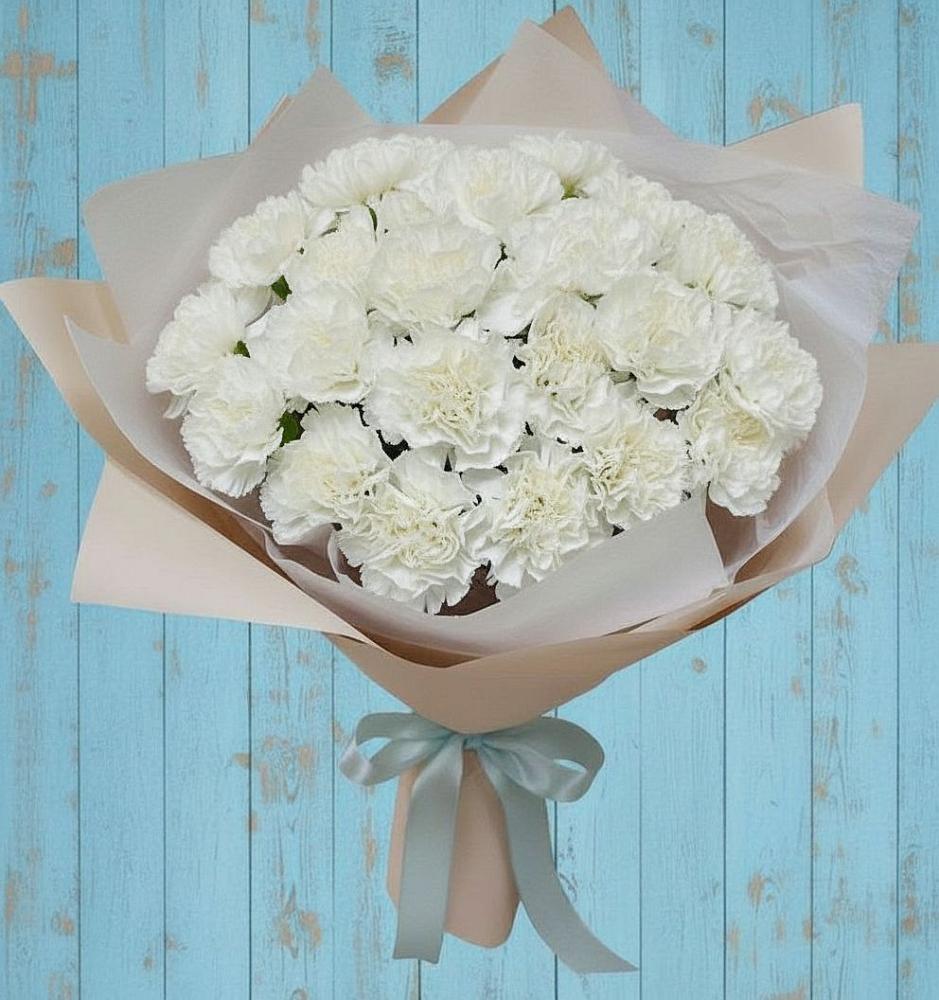 Букет цветов из: Гвоздики в Николо-Александровском