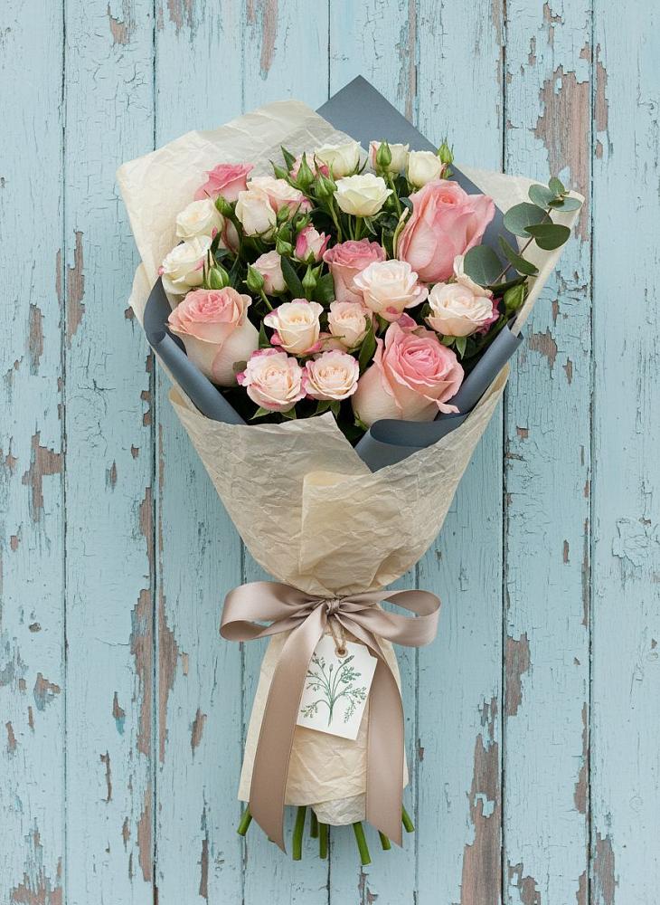 Букет цветов из: Розы в Николо-Александровском