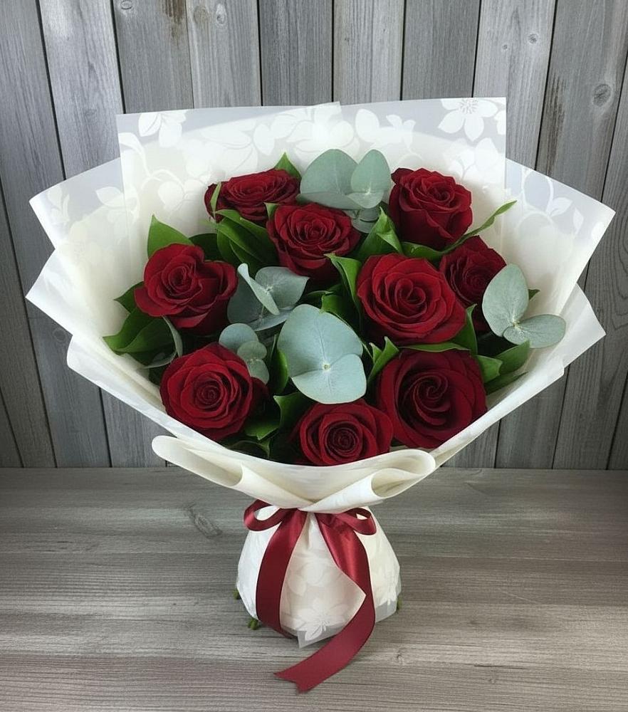 Букет цветов из: Розы в Николо-Александровском