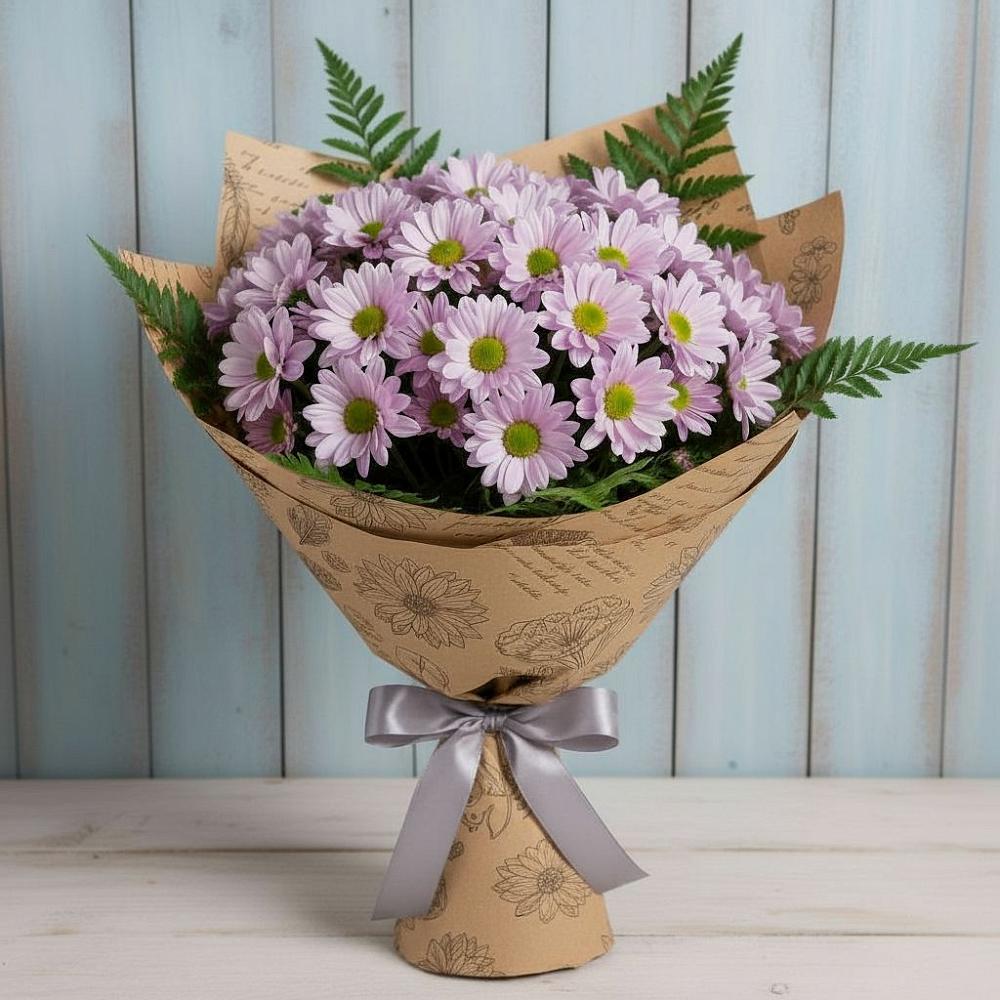 Букет цветов из: Хризантемы в Николо-Александровском