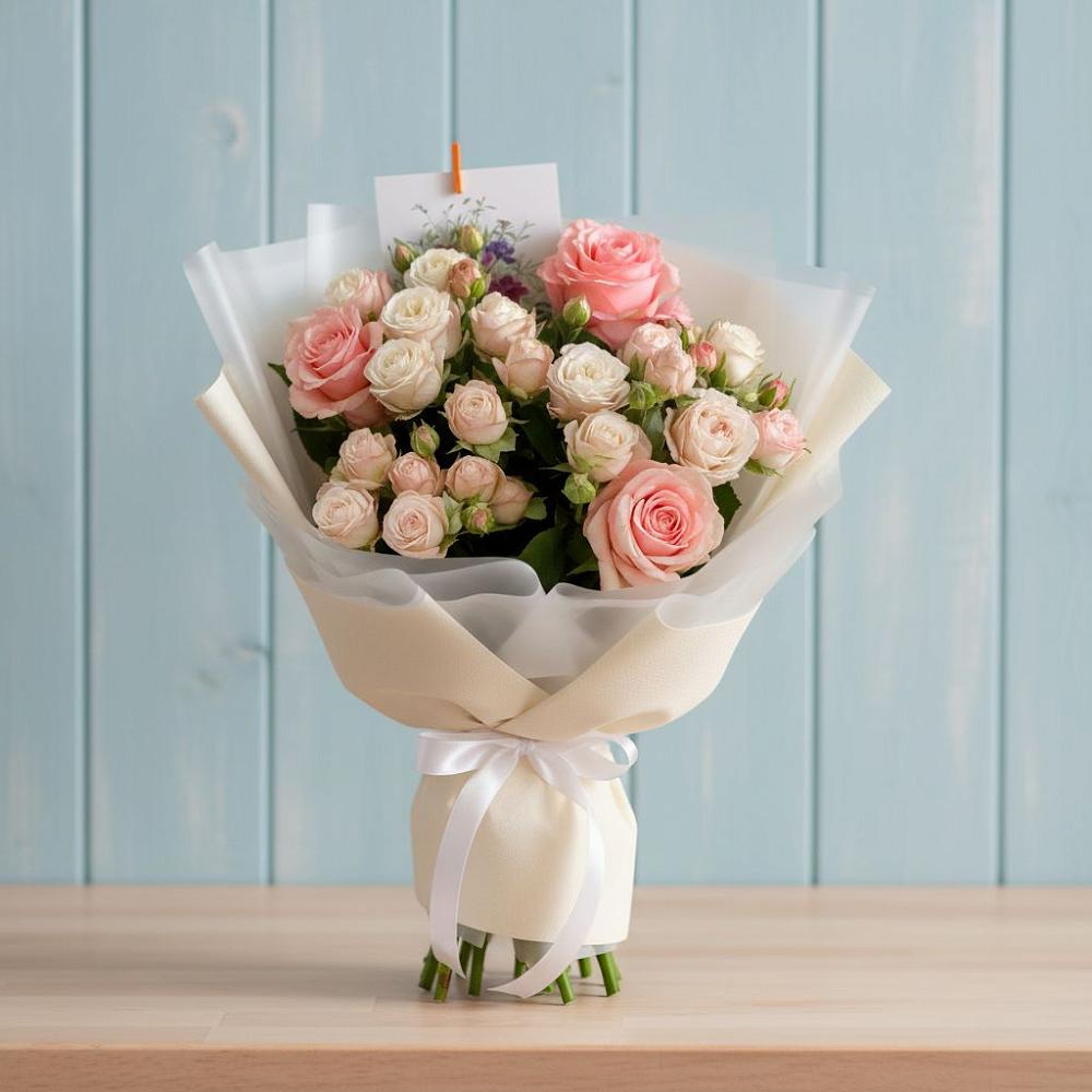 Букет цветов из: Розы в Николо-Александровском