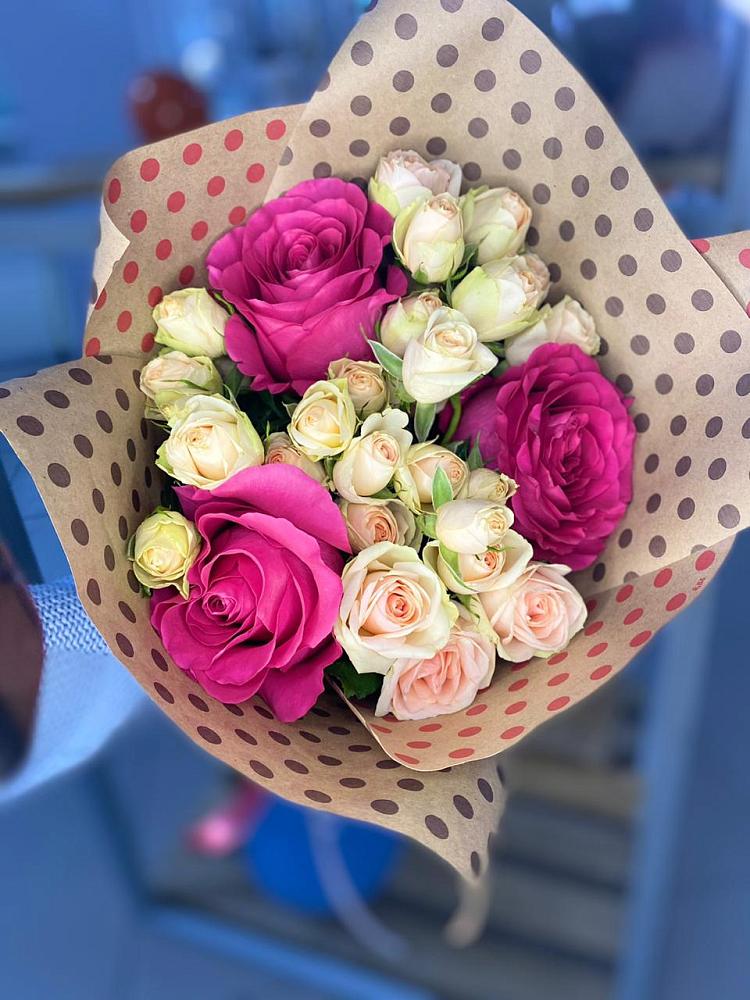 Букет цветов из: Розы в Николо-Александровском