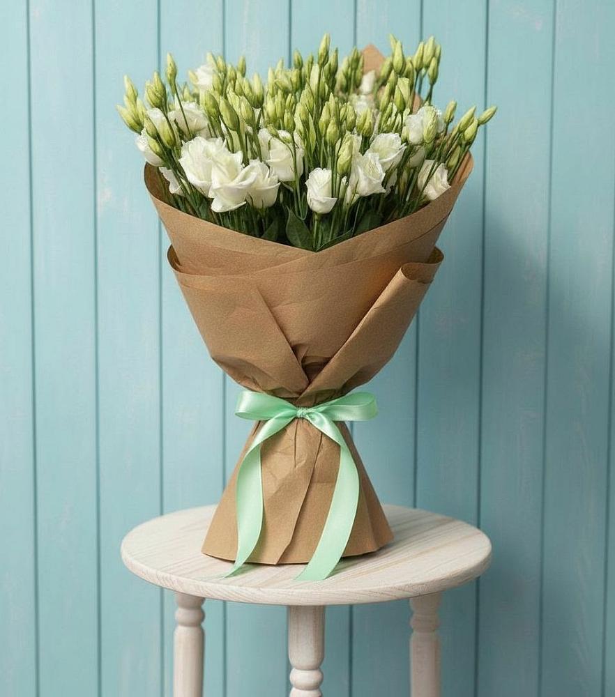 Букет цветов из: Лизиантусы в Николо-Александровском