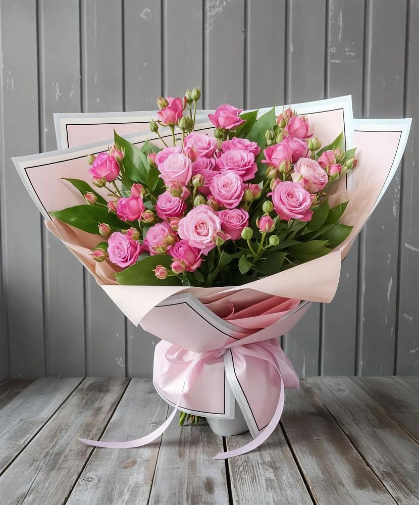 Букет Розовый кустик в Николо-Александровском