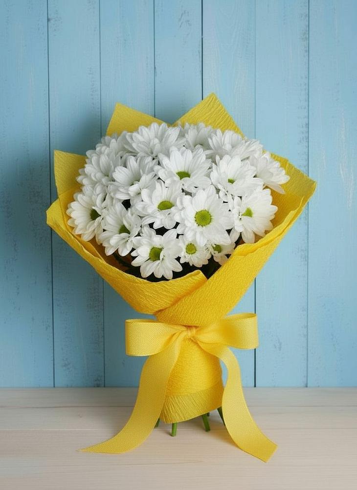 Букет цветов из: Хризантемы в Николо-Александровском