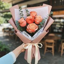Букет цветов из:  Розы в Николо-Александровском