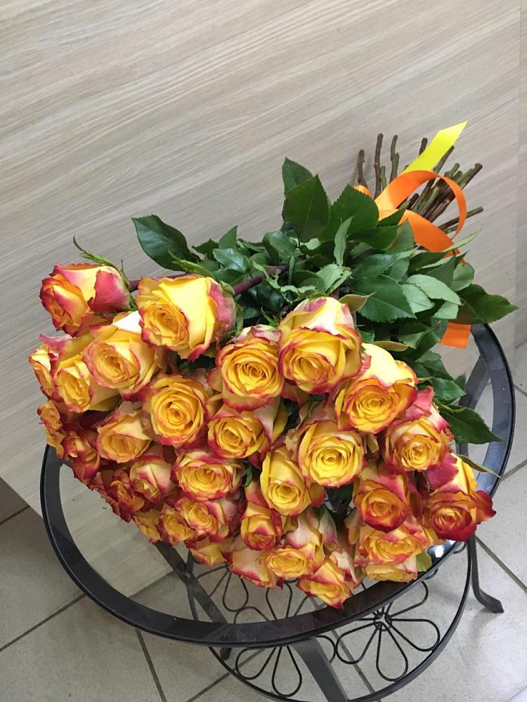 Букет Желтые розы в Николо-Александровском