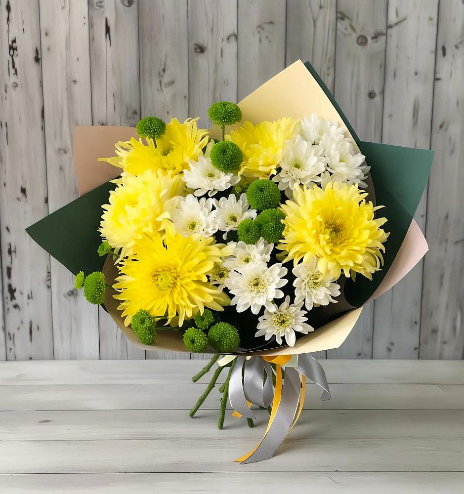 Букет цветов из: Хризантемы в Николо-Александровском