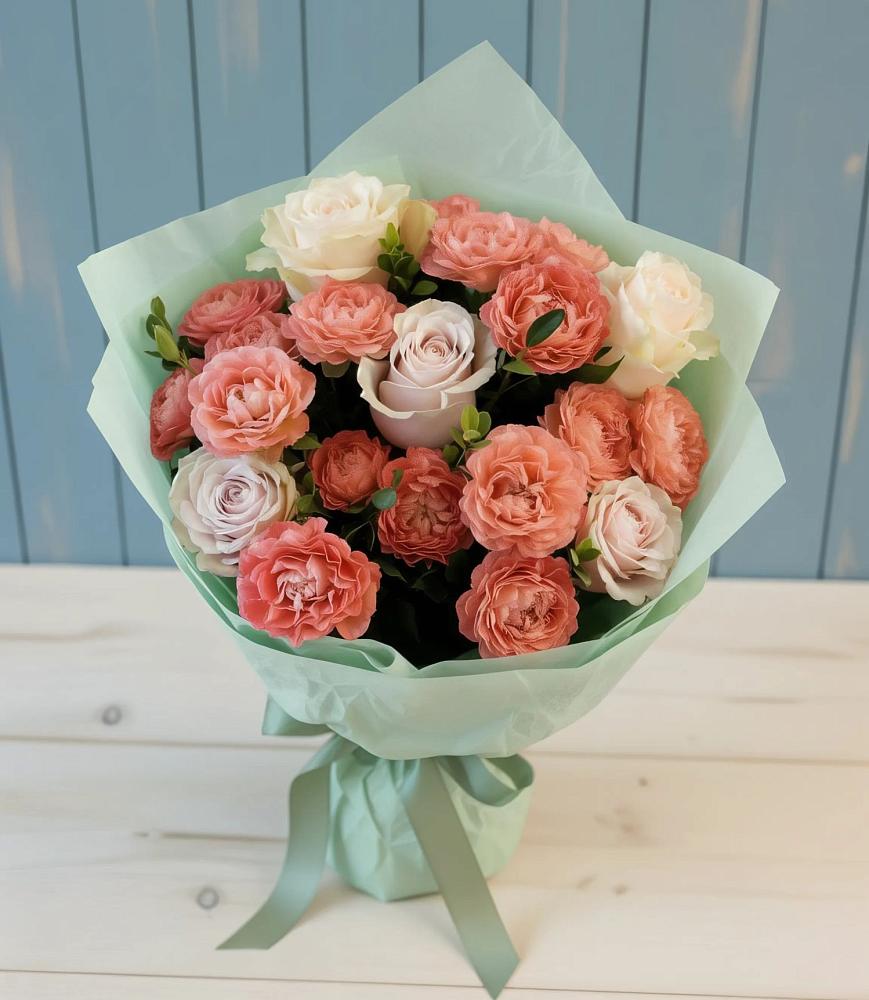 Букет цветов из: Розы в Николо-Александровском