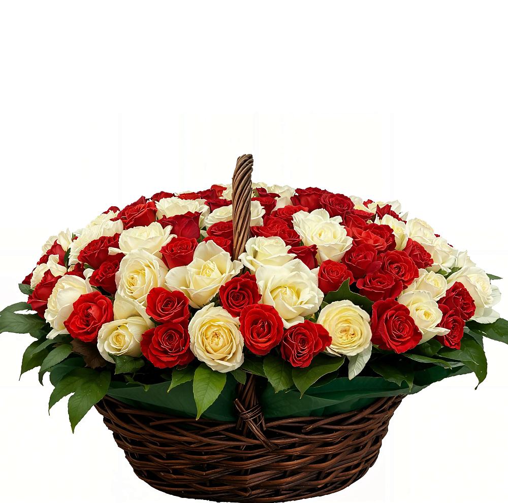 Премиум букет из: Розы в Николо-Александровском