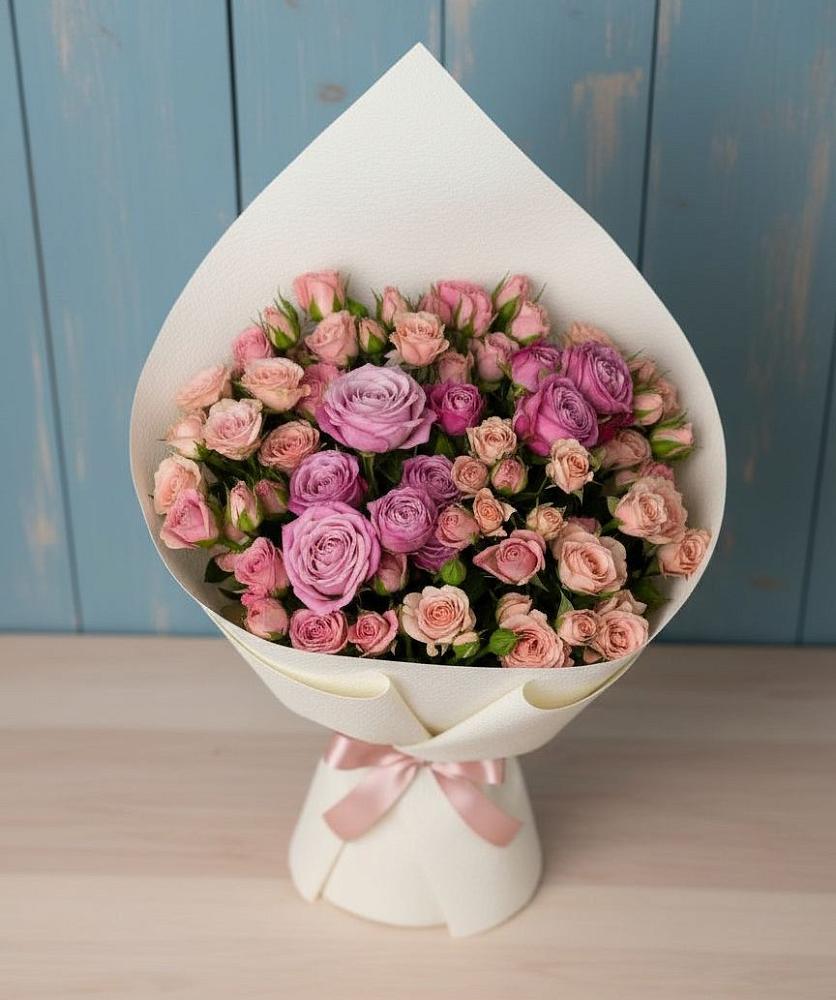 Букет цветов из: Розы в Николо-Александровском