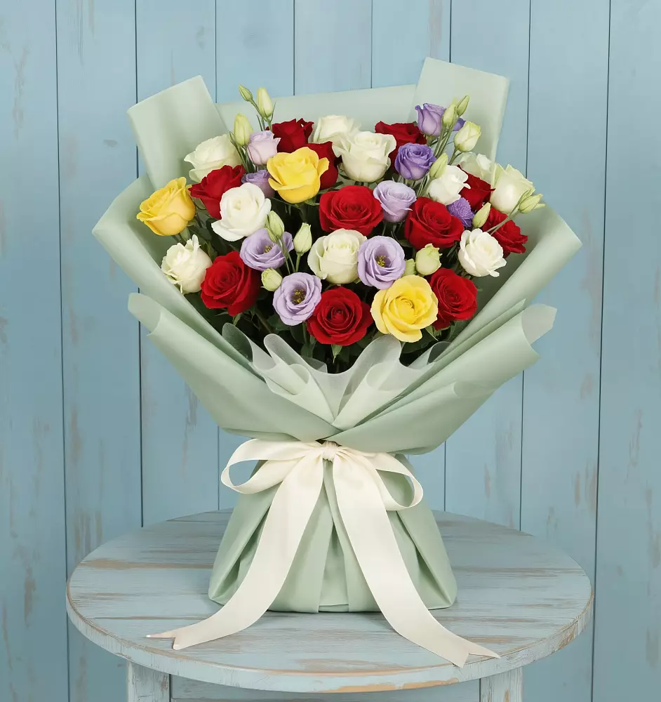 Букет цветов из: Розы в Николо-Александровском