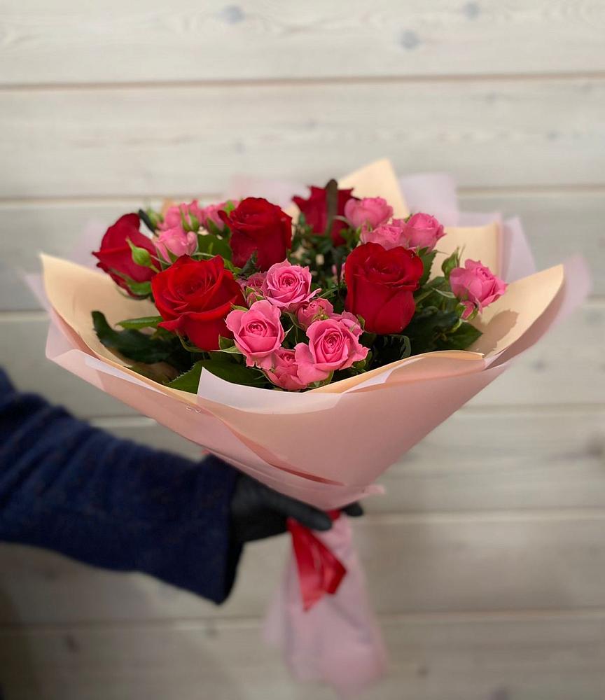 Букет цветов из: Розы в Николо-Александровском