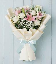 Букет цветов из:  Лилии в Николо-Александровском