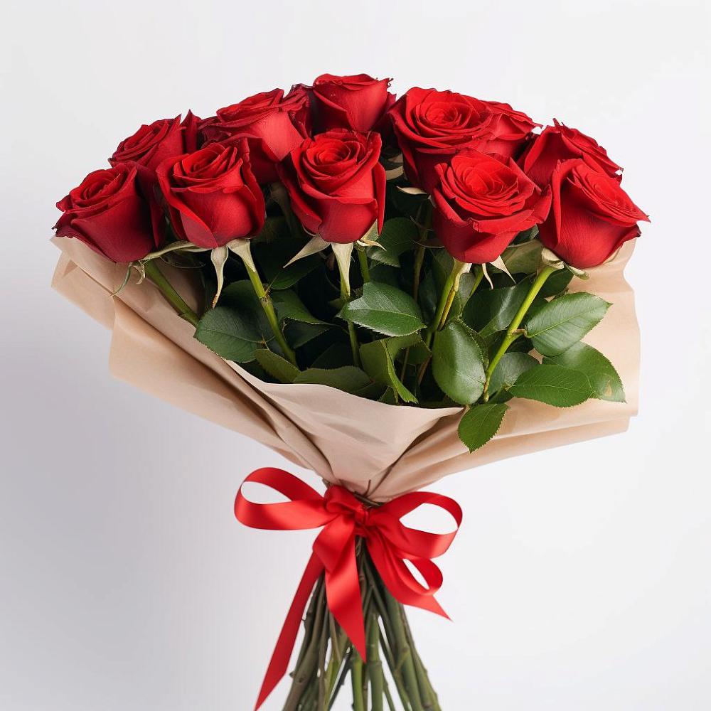 Букет 11 Красных роз Эдлесс Лав в Николо-Александровском