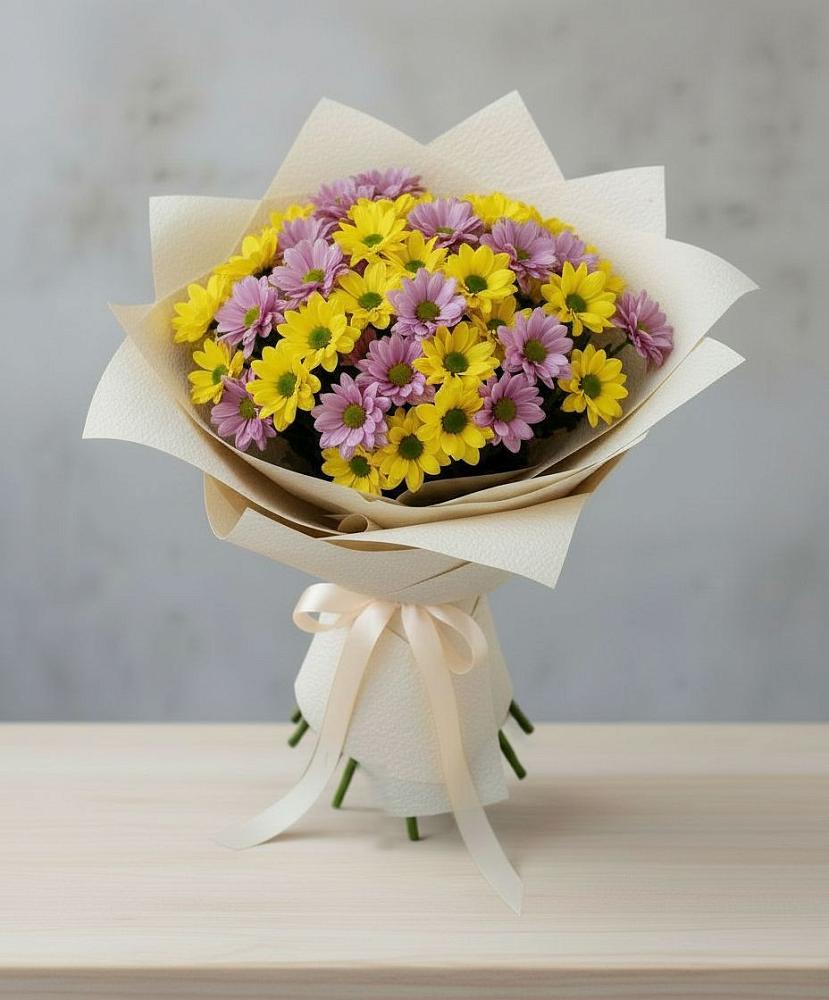 Букет цветов из: Хризантемы в Николо-Александровском